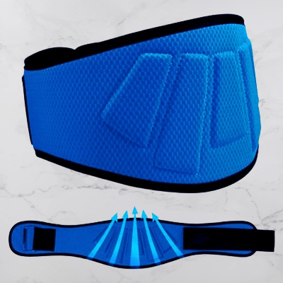 Ceinture pour la musculation - FitnessWaistBelts™ - Bleu - Fitnessforme