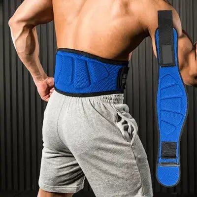 Ceinture pour la musculation - FitnessWaistBelts™ - Bleu - Fitnessforme