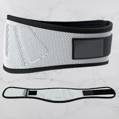 Ceinture pour la musculation - FitnessWaistBelts™ - Gris - Fitnessforme