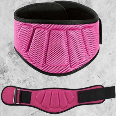 Ceinture pour la musculation - FitnessWaistBelts™ - Rose - Fitnessforme