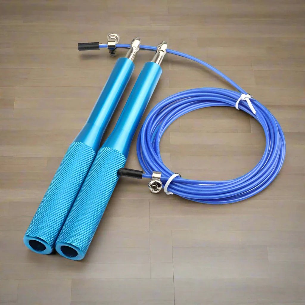 Corde à Sauter - JumpRopeCrossfit™ - Bleu - Fitnessforme