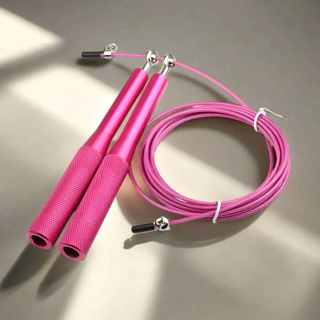 Corde à Sauter - JumpRopeCrossfit™ - Rose - Fitnessforme