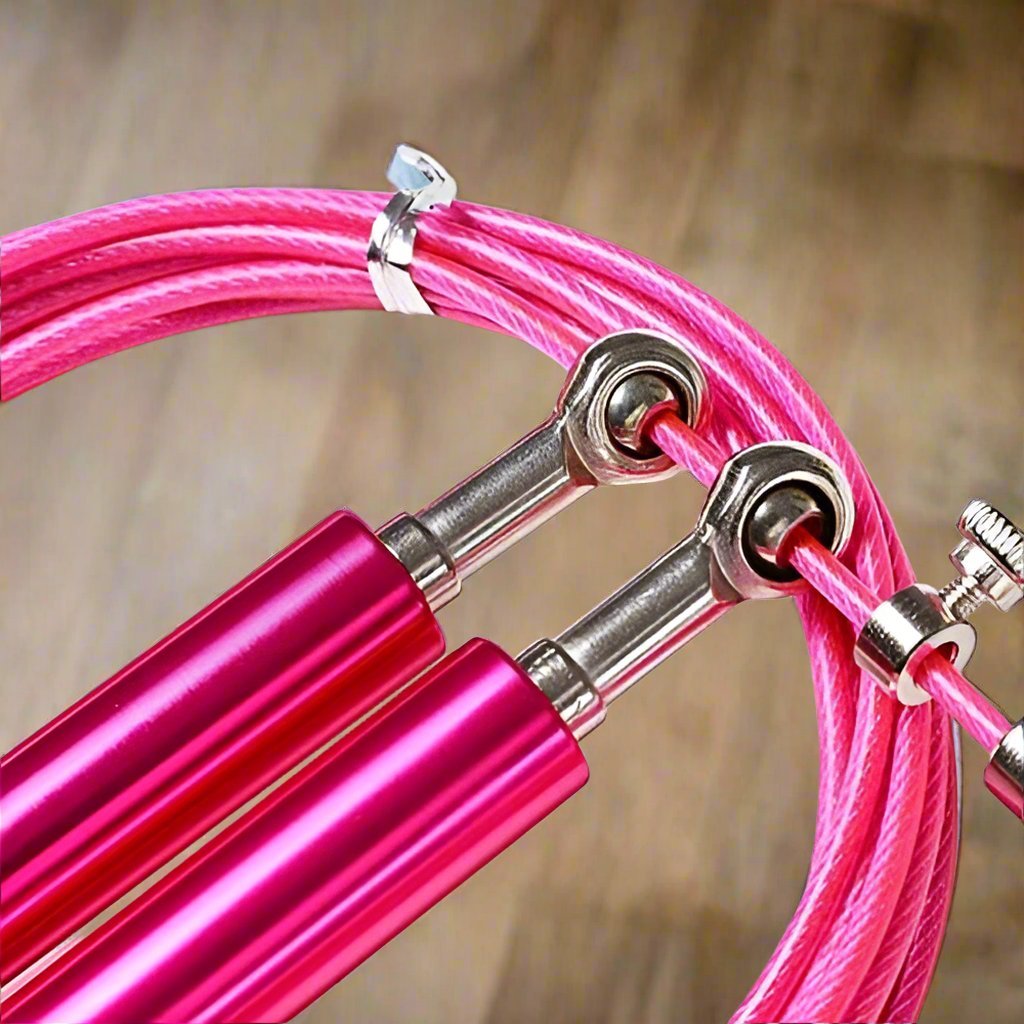 Corde à Sauter - JumpRopeCrossfit™ - Rose - Fitnessforme